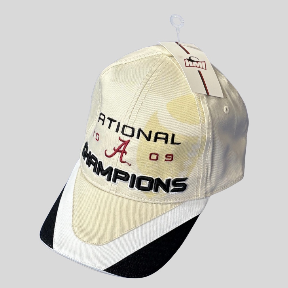 2009 Alabama Crimson Tide National Champions Hat NWT HMI Adjustable Cap